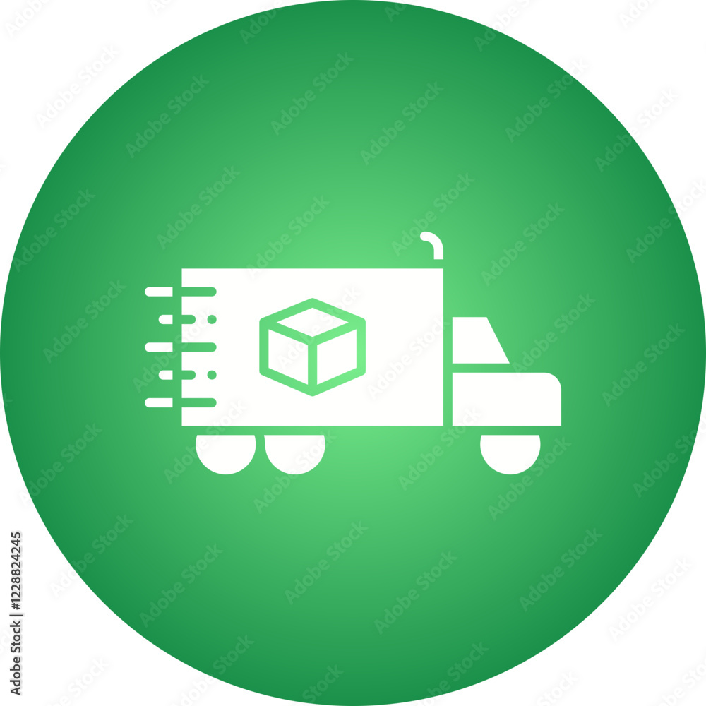 Moving Truck icon single vector illustration Moving Truck icon single vector illustration