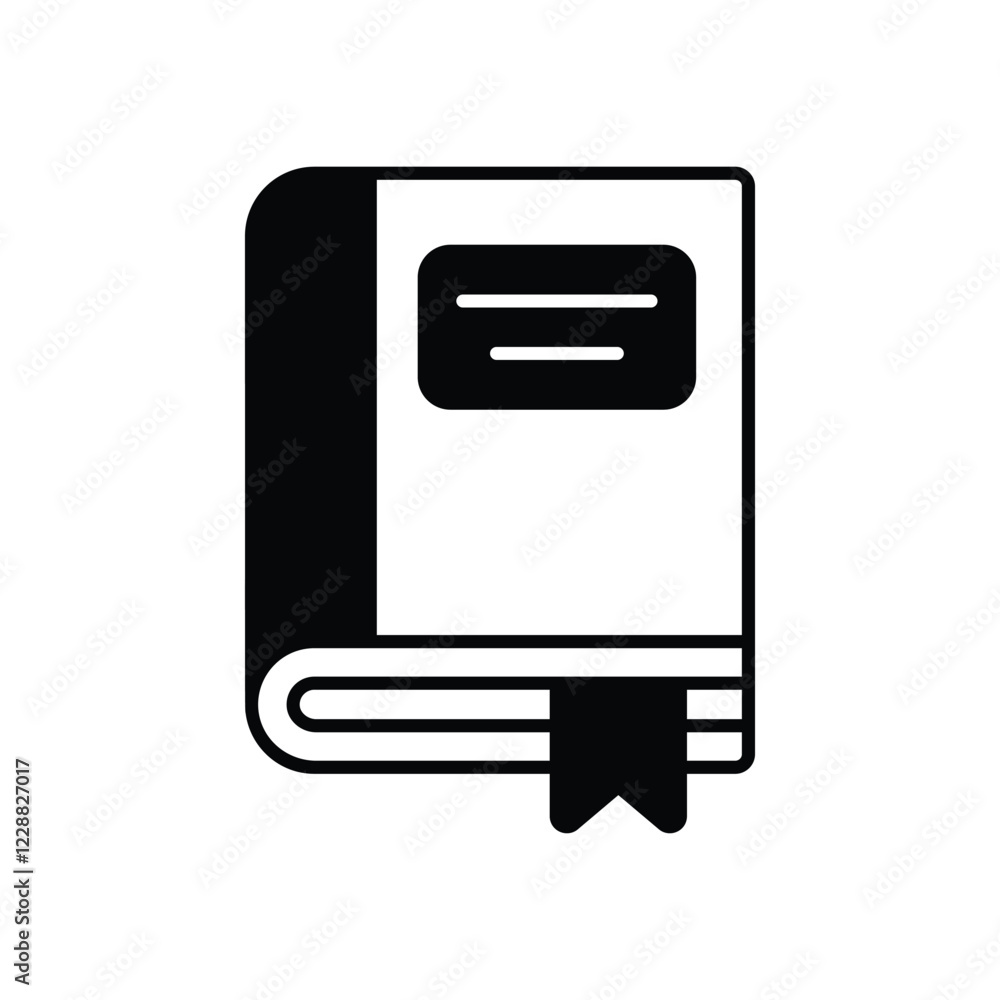 Book icon isolated on a white background. Vector illustration. Book icon isolated on a white background. Vector illustration.