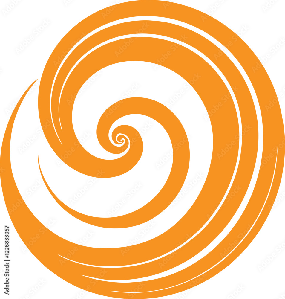 Hypnosis spiral swirling comic background vector on white background. Hypnosis spiral swirling comic background vector on white background.
