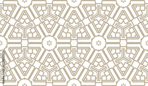 Seamless geometric line pattern. Repeating texture for wallpaper