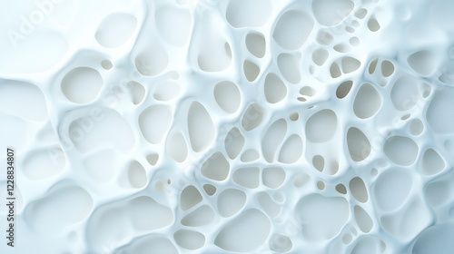 Wallpaper Mural Abstract White and Light Blue Organic Texture Background Torontodigital.ca