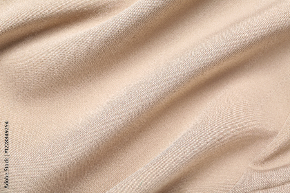 Obraz premium Texture of beige fabric as background