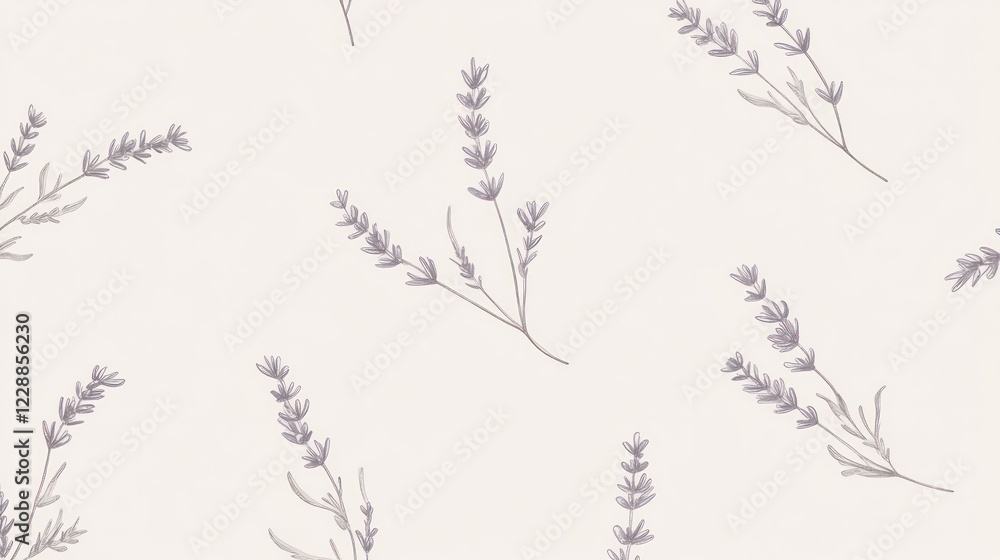 Fototapeta premium A pattern of flowers is drawn in black on a white background. The flowers are arranged in a way that creates a sense of movement and flow.