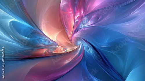 Abstract Swirling Nebula Colorscape