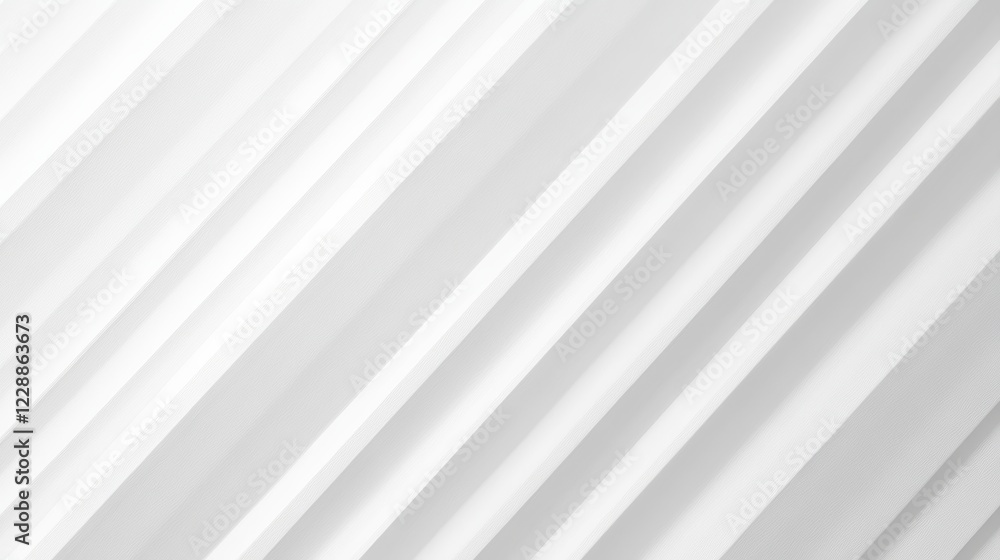 Fototapeta premium Horizontal striped soft white paper background Blank page of clean designer cardboard texture sheet decor Pattern for retro handcrafts 3d new year designs decoration text lettering scrapbook