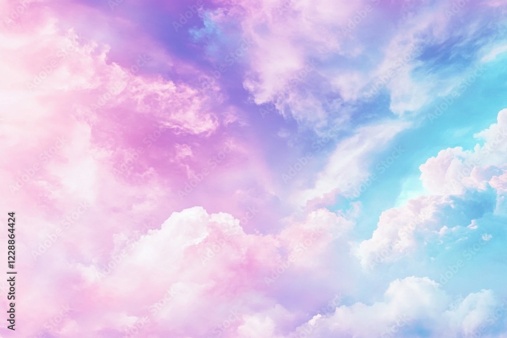 Pastel Sky: Dreamy Cloudscape in Soft Hues Pastel Sky: Dreamy Cloudscape in Soft Hues