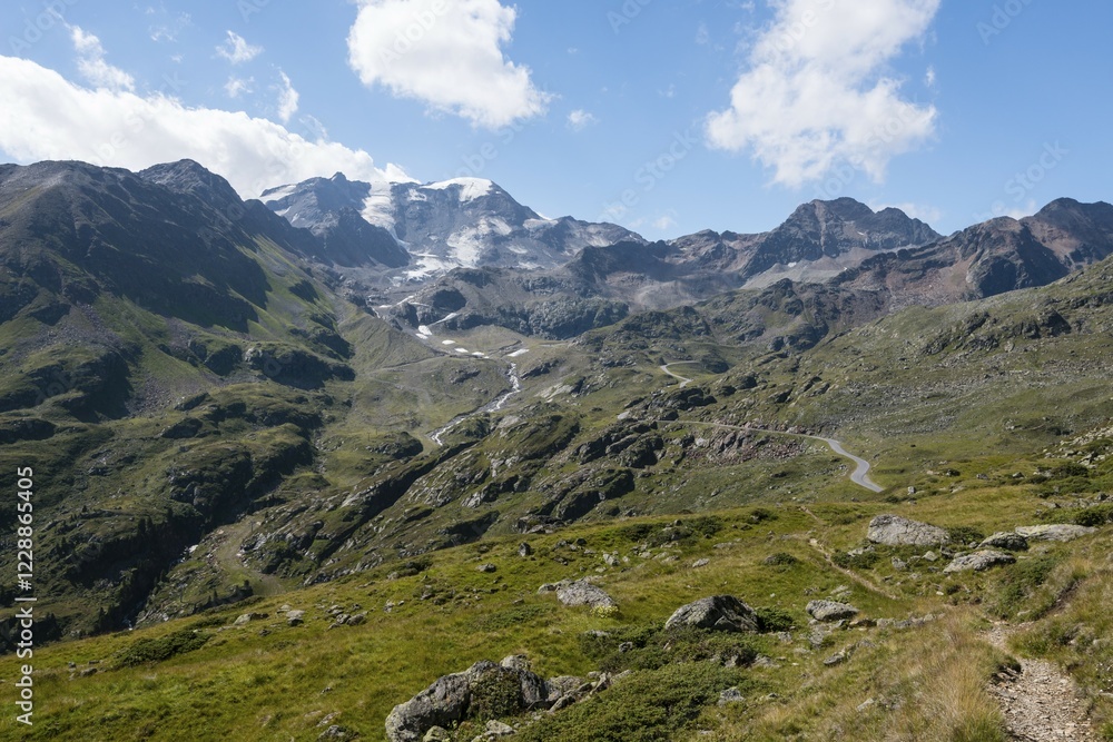 Fototapeta premium Gepatsch Glacier, Kaunertal Tyrol, Austria, Europe