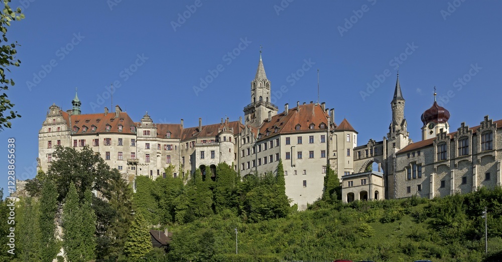 Sigmaringen Castle, Sigmaringen, Baden-Württemberg, Germany, Europe Sigmaringen Castle, Sigmaringen, Baden-Württemberg, Germany, Europe