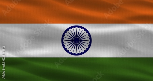Fotografie India flag background with texture
