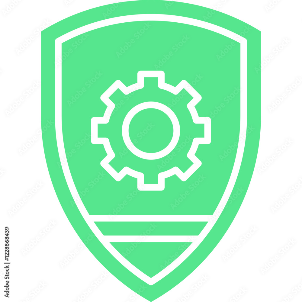 Security Settings icon single vector illustration Security Settings icon single vector illustration
