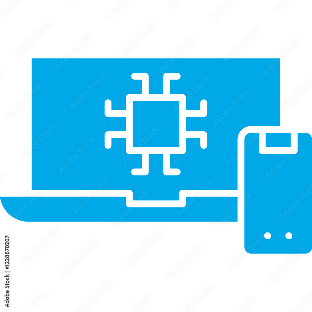 Devices icon single vector illustration Devices icon single vector illustration