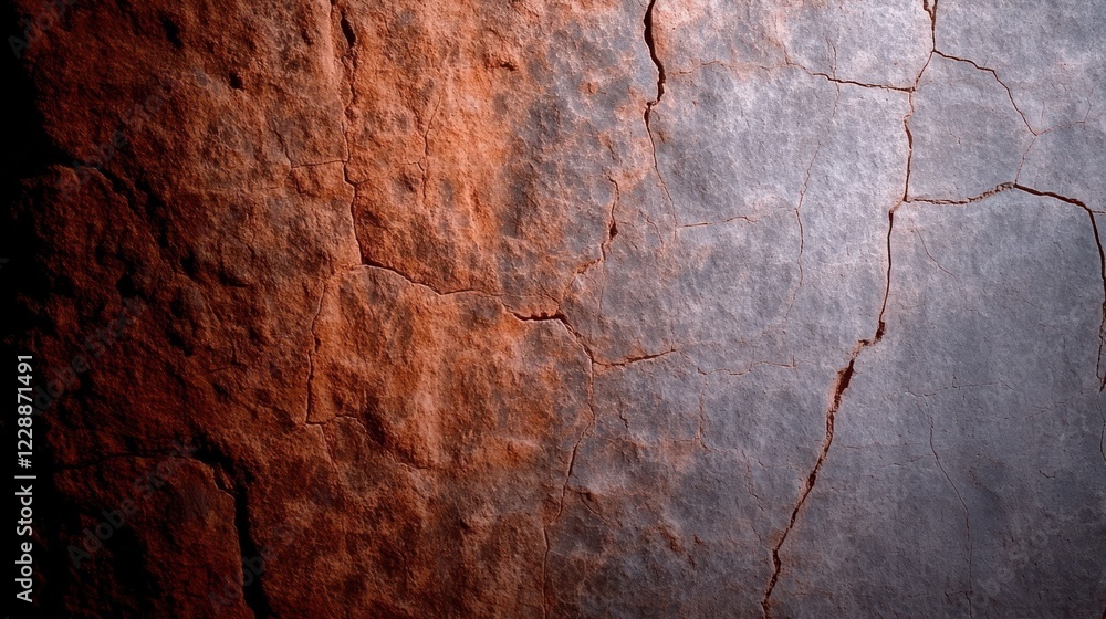 Cracked and Weathered Rock Face Texture Cracked and Weathered Rock Face Texture