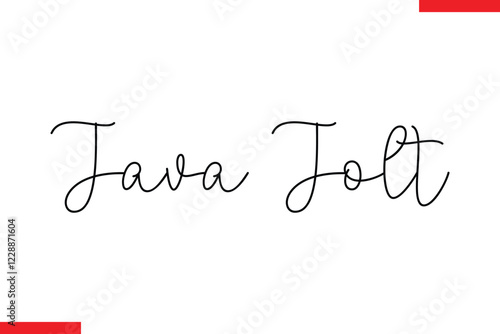 Java Jolt Coffee text typography Saying