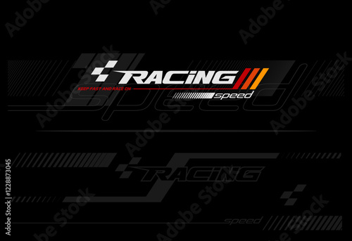 racing team graphic design.