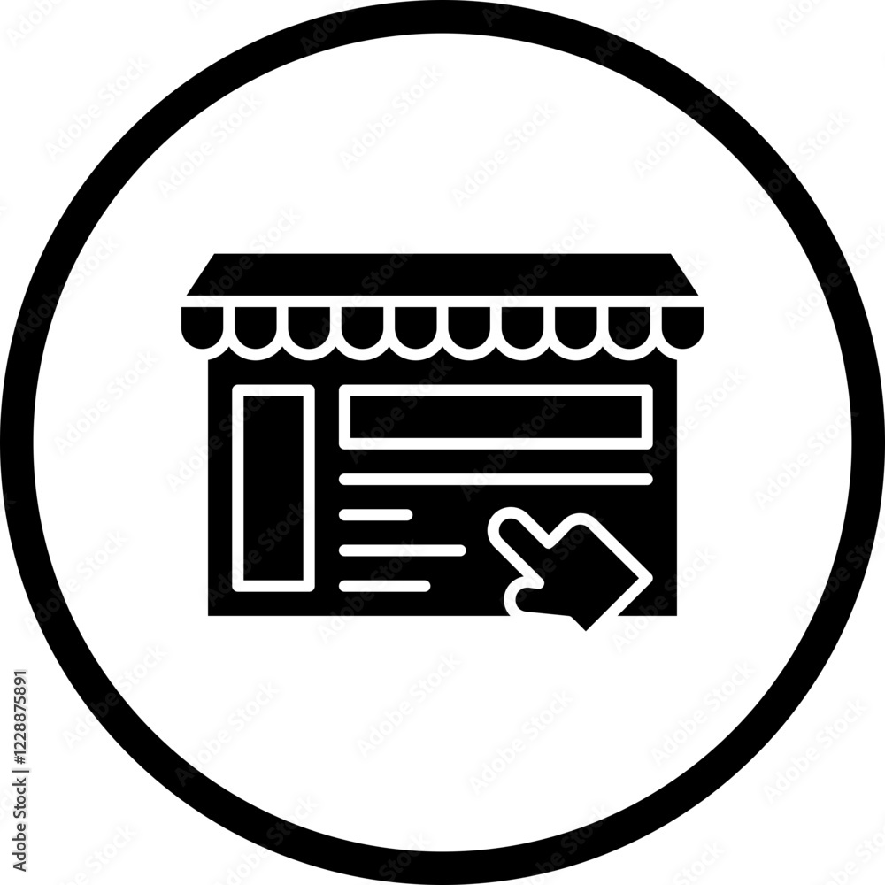 Digital Commerce icon single vector illustration Digital Commerce icon single vector illustration