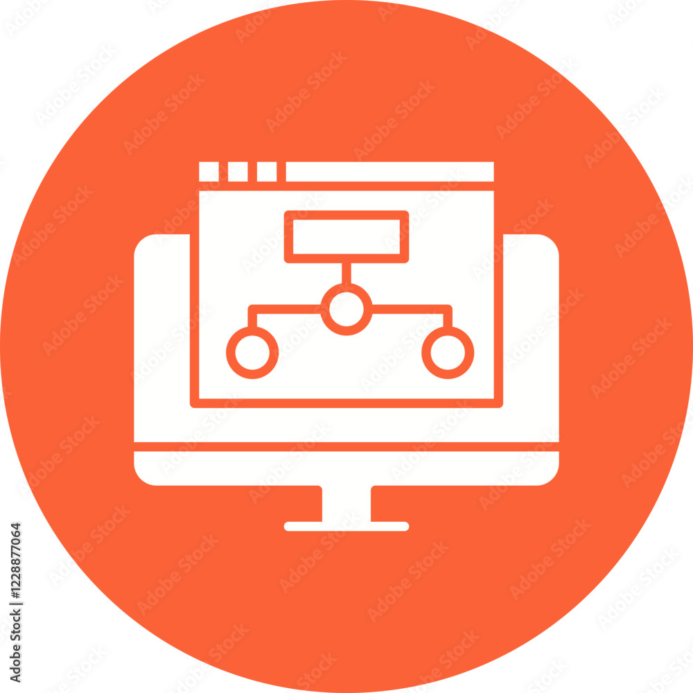 Sitemap icon single vector illustration Sitemap icon single vector illustration