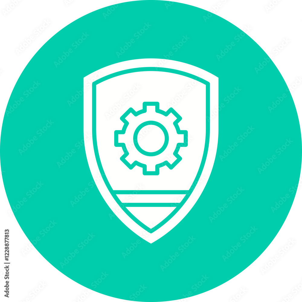 Security Settings icon single vector illustration Security Settings icon single vector illustration
