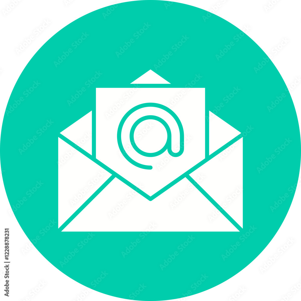 Email Address icon single vector illustration Email Address icon single vector illustration