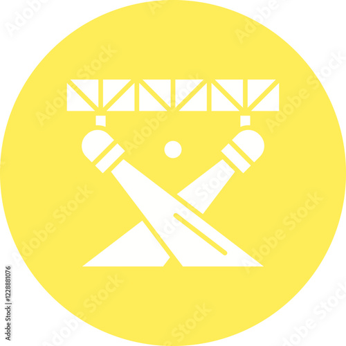 Spotlight icon single vector illustration
