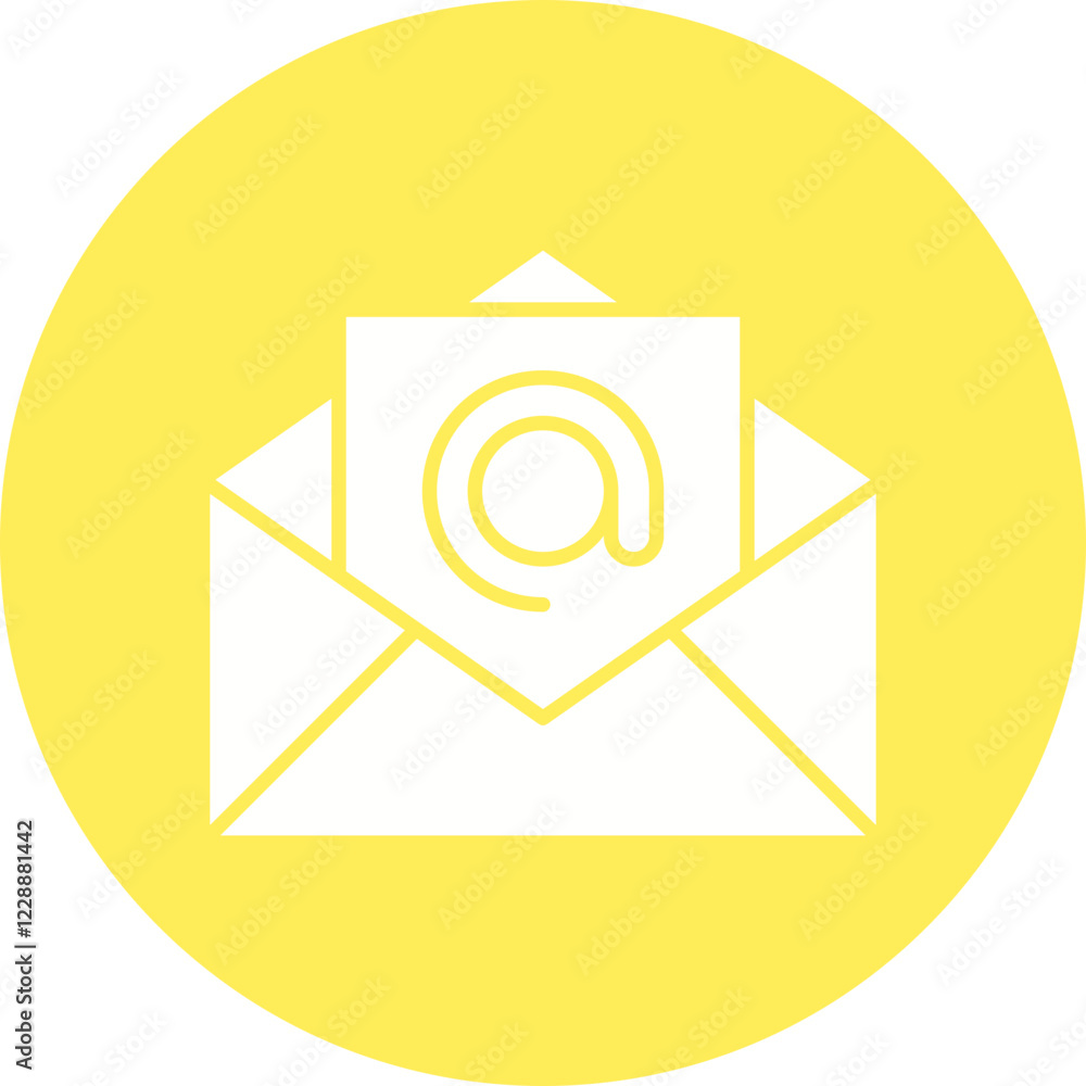 Email Address icon single vector illustration Email Address icon single vector illustration