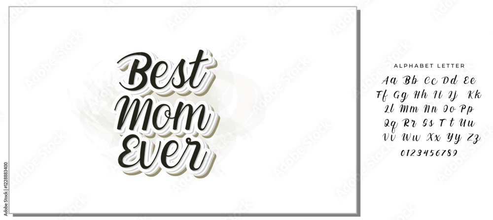 Typography quote for Mother's day. Hand drawn lettering. Vector art. Typography quote for Mother's day. Hand drawn lettering. Vector art.