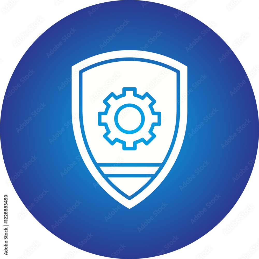 Security Settings icon single vector illustration Security Settings icon single vector illustration
