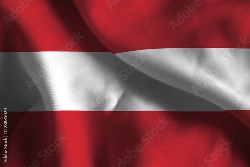 A ruffled fabric flag of Austria Free Download A ruffled fabric flag of Austria - GFXLoad