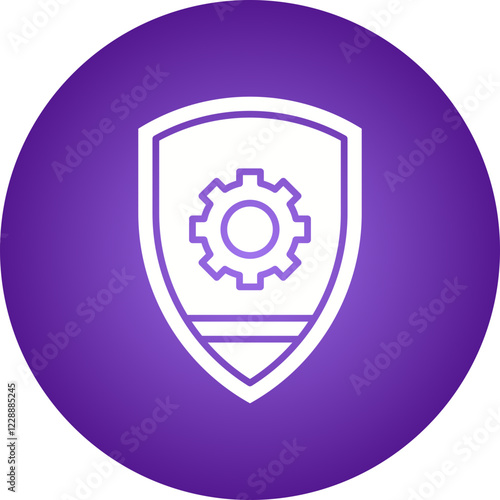 Security Settings icon single vector illustration photo