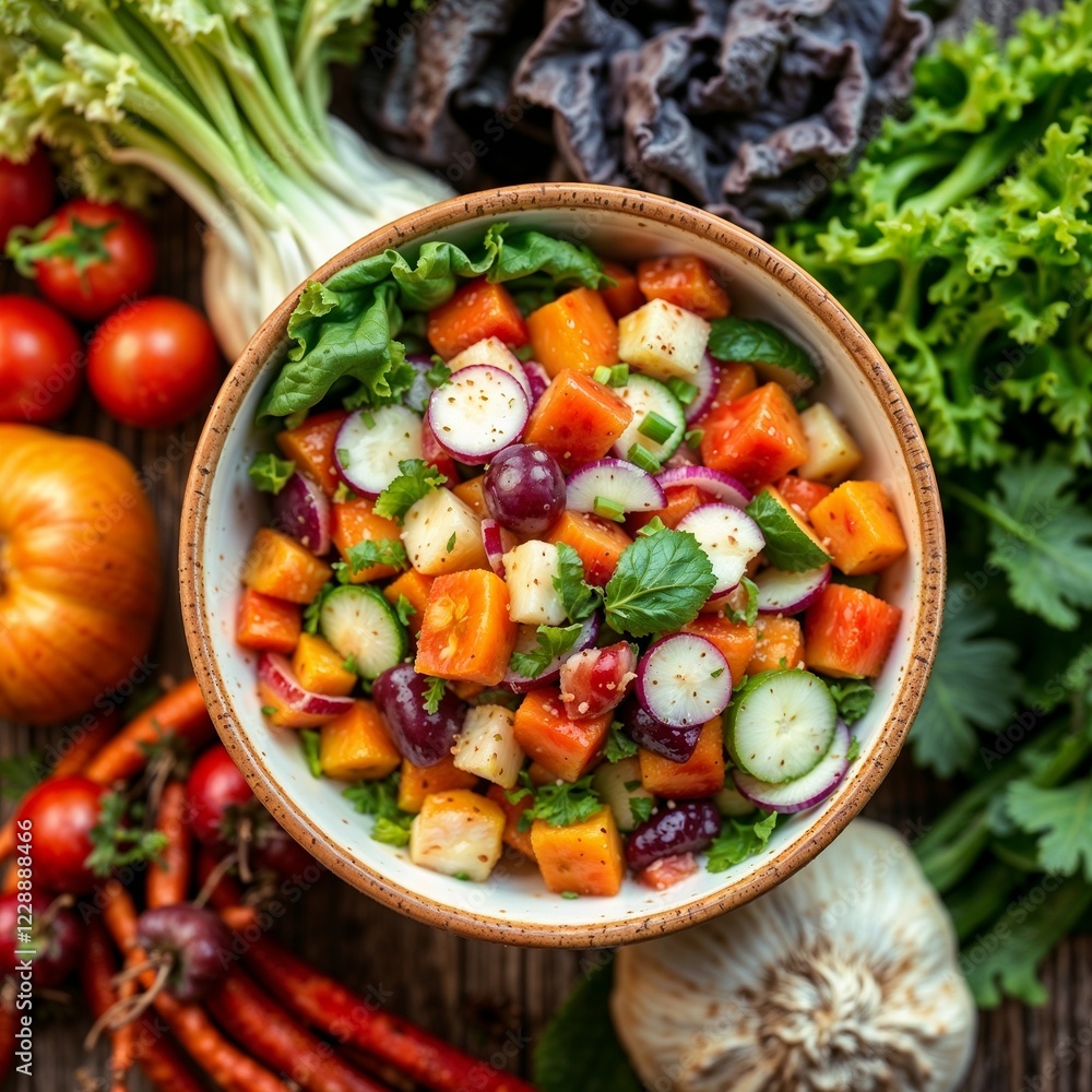 Vegetable salad bowl #2 Vegetable salad bowl #2