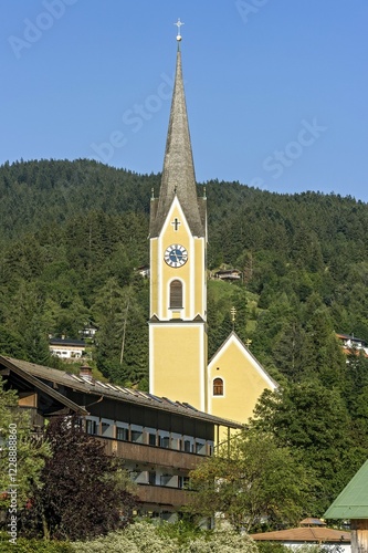 Church of St. Sixtus, Markt Schliersee, Upper Bavaria, Bavaria, Germany, Europe photo