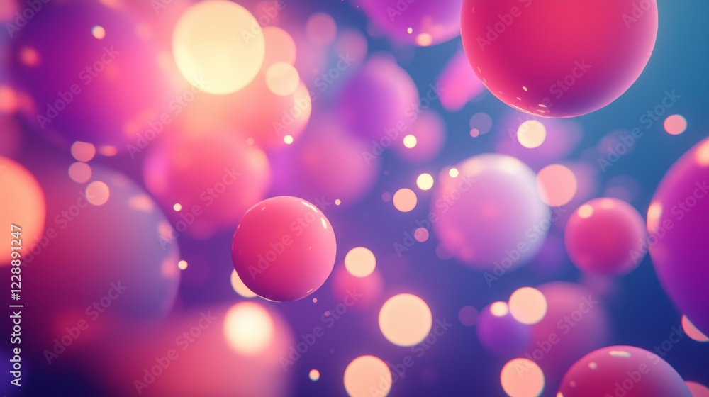 Bright Balloons in Minimalist Harmony, Evoking Joy and Simplicity Bright Balloons in Minimalist Harmony, Evoking Joy and Simplicity