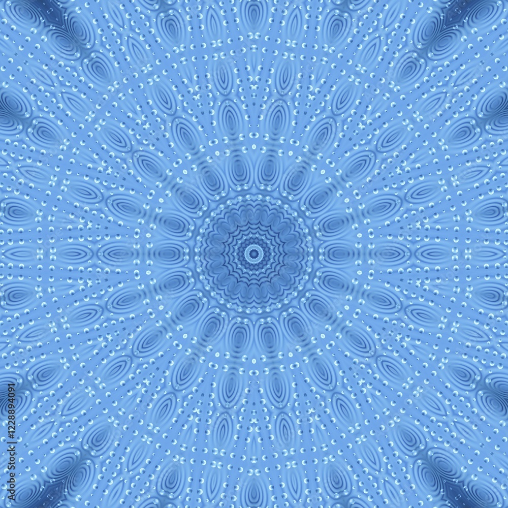 Abstract blue pattern with transparent bubbles Abstract blue pattern with transparent bubbles