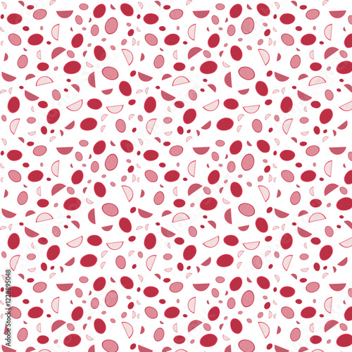 Premium Vector | Seamless pattern of lips on a white