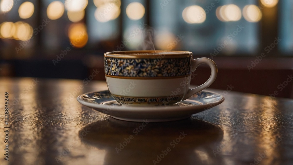 Obraz premium cup of coffee on the table