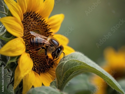 bee on flower