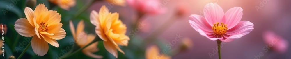 subtle fragrance wafts from the delicate blooms, bouquet, aromas subtle fragrance wafts from the delicate blooms, bouquet, aromas