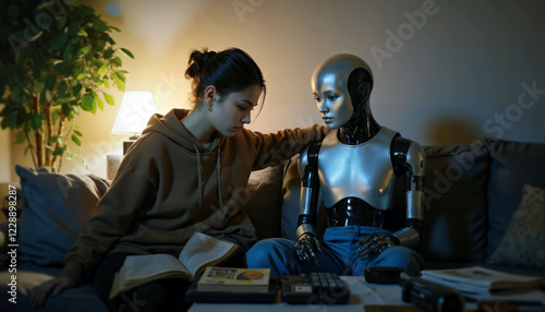 AI Humanoid Robot: Connecting with Humanity