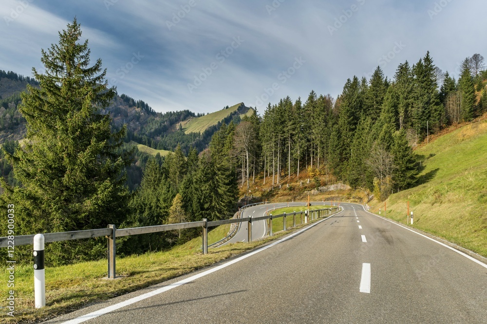 Fototapeta premium Schwägalppass, Canton Appenzell, Switzerland, Europe