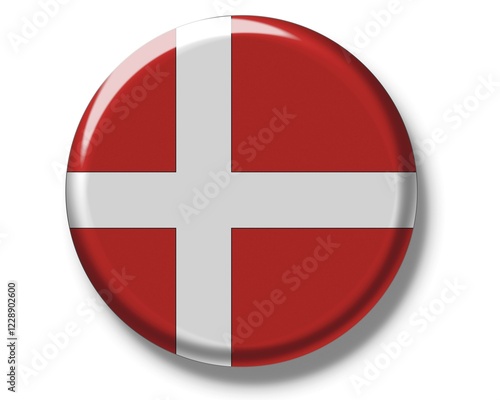 Free Download Button, flag of Denmark - GFXLoad