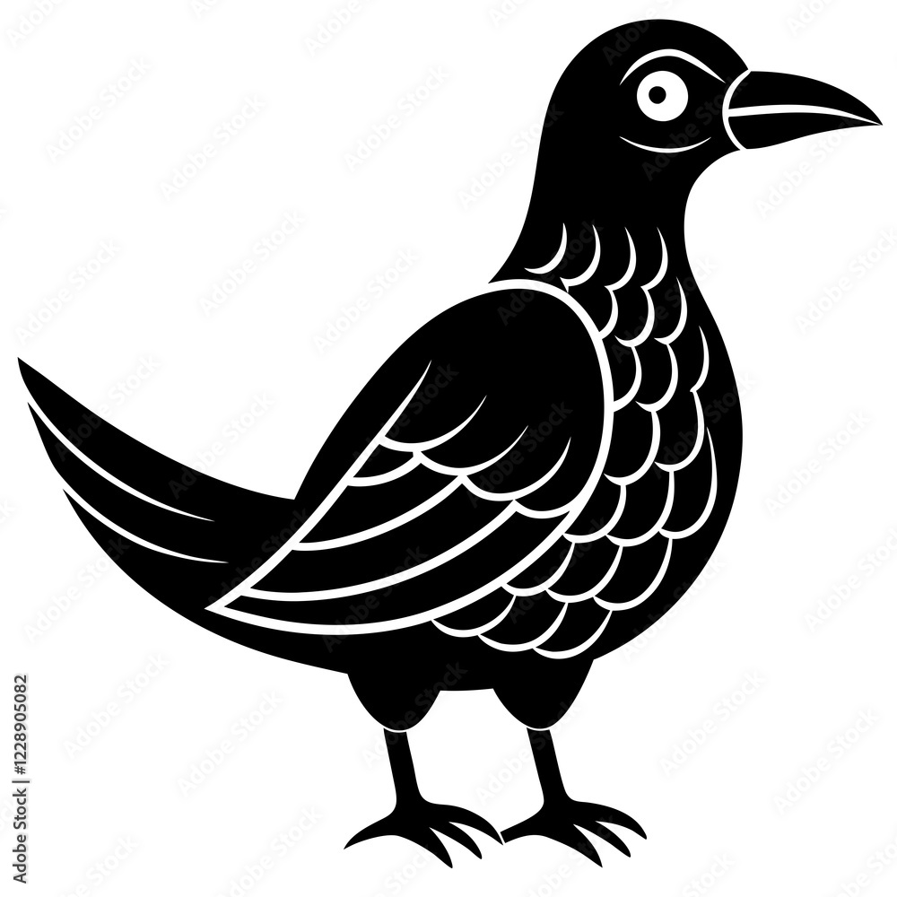 trinklebeak silhouette vector illustration trinklebeak silhouette vector illustration