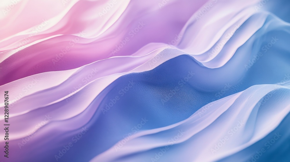 Obraz premium Abstract watercolor waves with diagonal scratches.