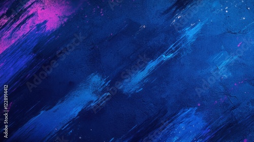 Wallpaper Mural An abstract sports background with thick blue brush strokes, halftone dots, and distressed scratches for a rugged look. Torontodigital.ca