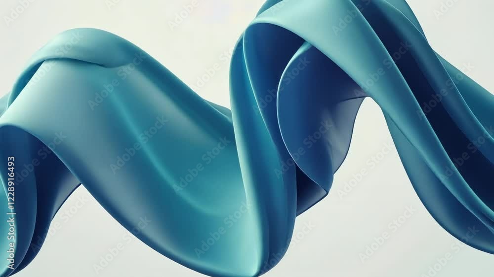 custom made wallpaper toronto digitalAbstract Teal Fabric Swirl: A Study in Flowing Elegance