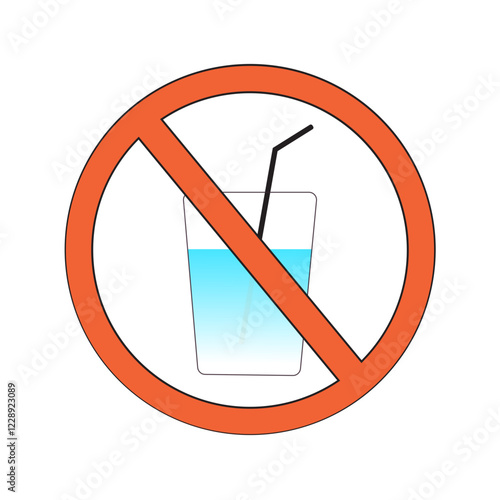 no drink sign