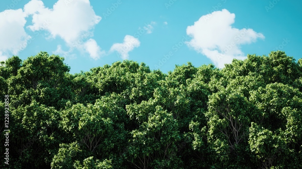 Green Trees on Transparent Background: Green trees on transparent background, isolated foliage for design. Green Trees on Transparent Background: Green trees on transparent background, isolated foliage for design.