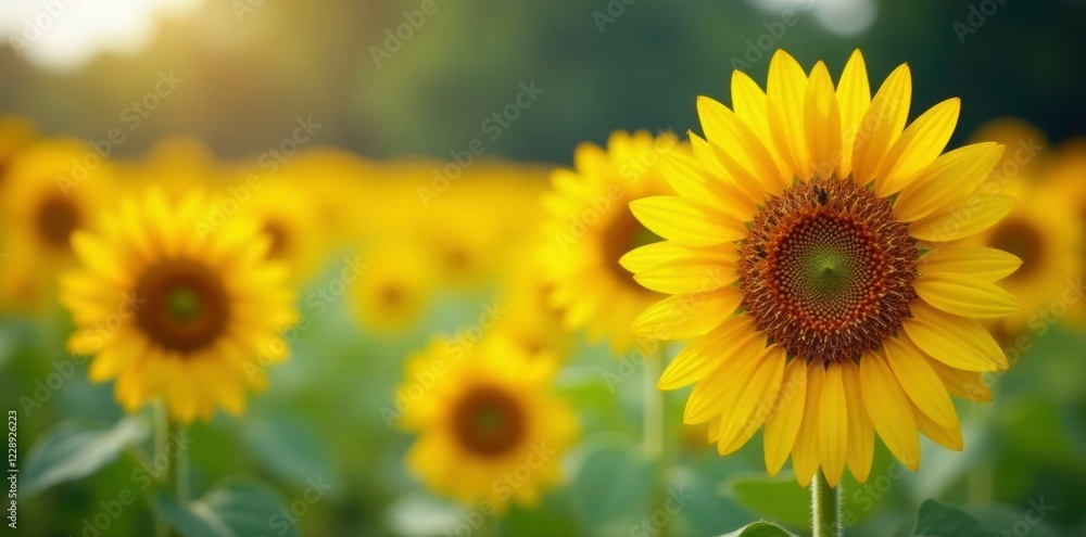 Sunflower field with tall yellow and orange blooms, sunflower, garden, sunflowers Sunflower field with tall yellow and orange blooms, sunflower, garden, sunflowers