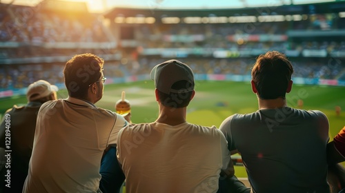 excited audience celebrating and screaming while watching cricket match at stadium