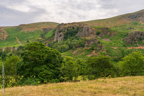 Landscape in the Lake District near Thirlmere, Cumbria, UK photo