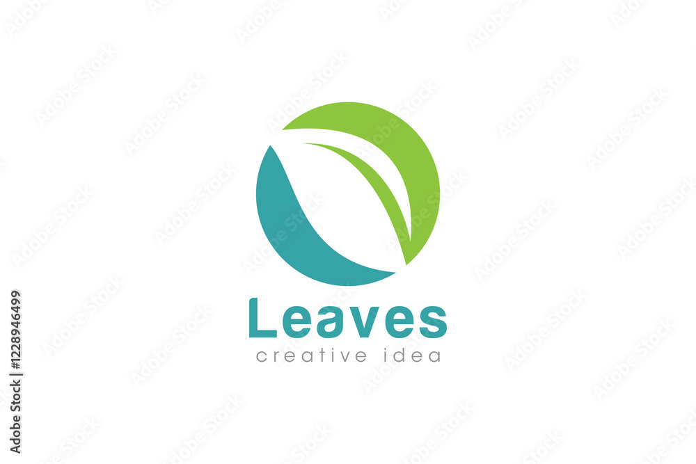 Creative Leaf Concept Logo Design Template Creative Leaf Concept Logo Design Template