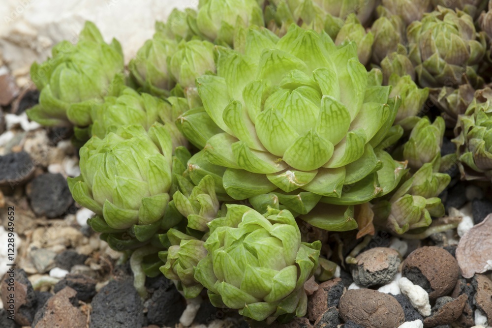 Obraz premium Haworthia cooperi, Asphodeloideae, native to South Africa